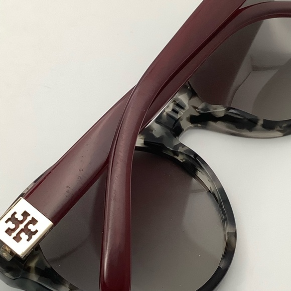 😎Tory Burch😎 Round Cat Eye Tortoise Sunglasses TY 7079 - Picture 13 of 16